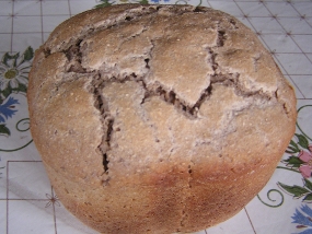 Un pain réalisé avec de la farine ardechoise