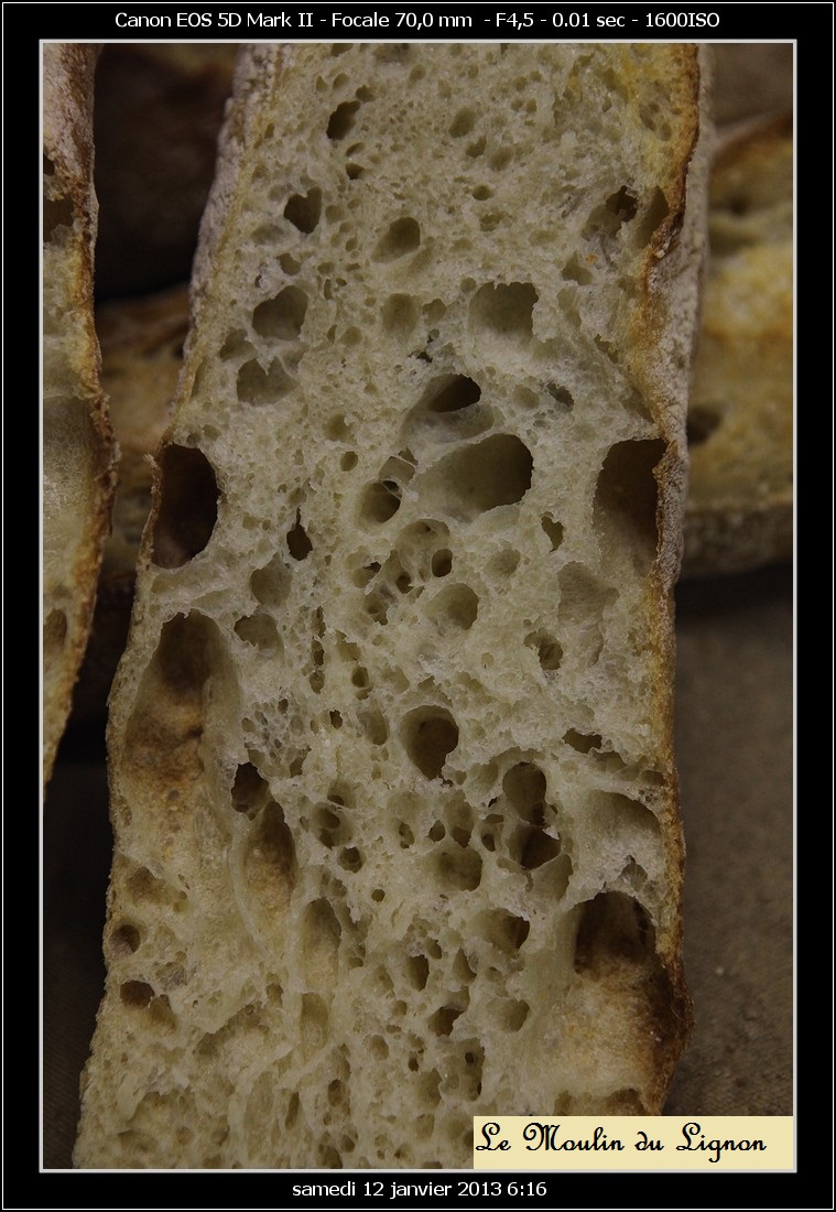 Du pain réalisé avec de la farine Tradition